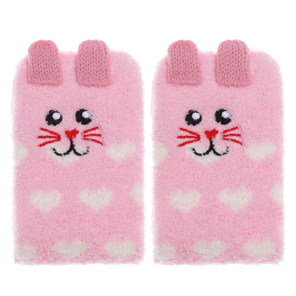 Теплые носки с рисунком животных 3D пушистые коралловые носки для носков рождественские подарочные носки с коробкой