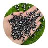 100Pcs/lot 4X7MM Acrylic Flat Round Letter Beads Single Alphabet A-Z White Round Bracelet Jewelry Making Necklace Crafts