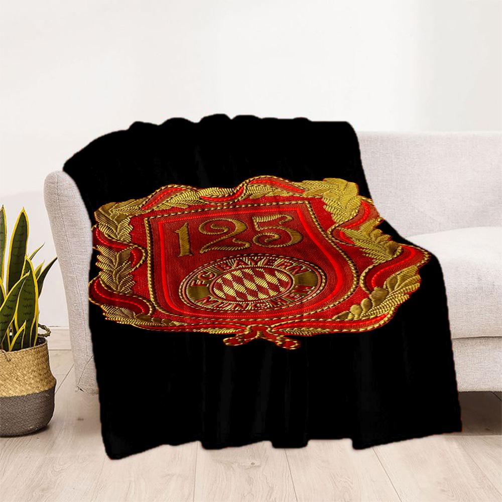 Bayern Munich Blanket Ultra-Soft Suitable for Seaside Bedding Office Chair Four Seasons Universal Digital Print Perfect Gift for Relatives and Friends