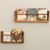 Creative Solid Wood Wall Bookshelf Free Punch Shelf Picture Bookshelf Children's Bedroom Living Room Wall Bookshelf