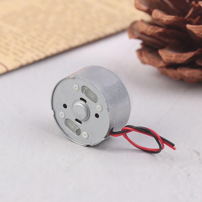 Rf-300Ea-1D390 Dc 1.5V 3V 5V 6V 7250Rpm Mini Mute 24Mm Round Spindle Motor Precious Metal Brush Engine Diy Solar Power Toy Model