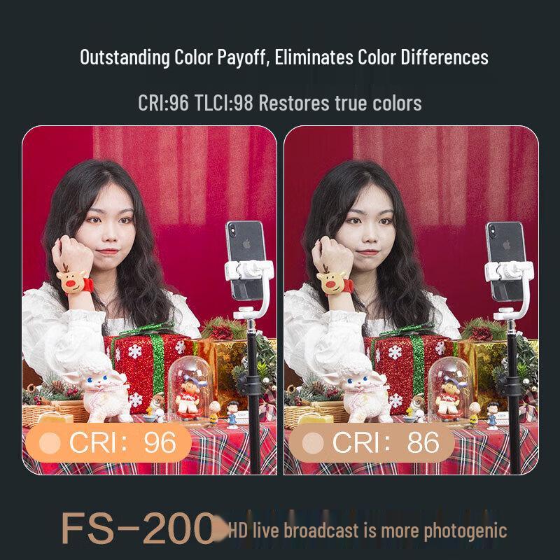 NanGuang FS-200W LED Live Stream & Portrait Fill Light