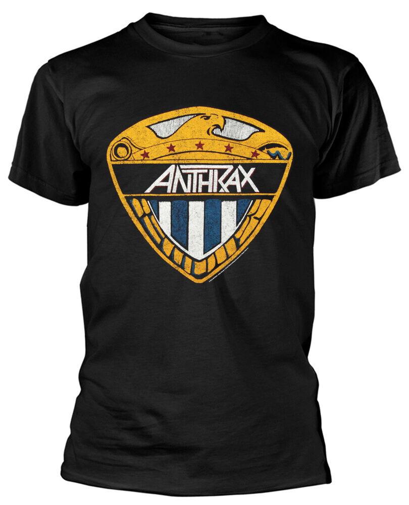 Черная футболка унисекс Anthrax Eagle Shield