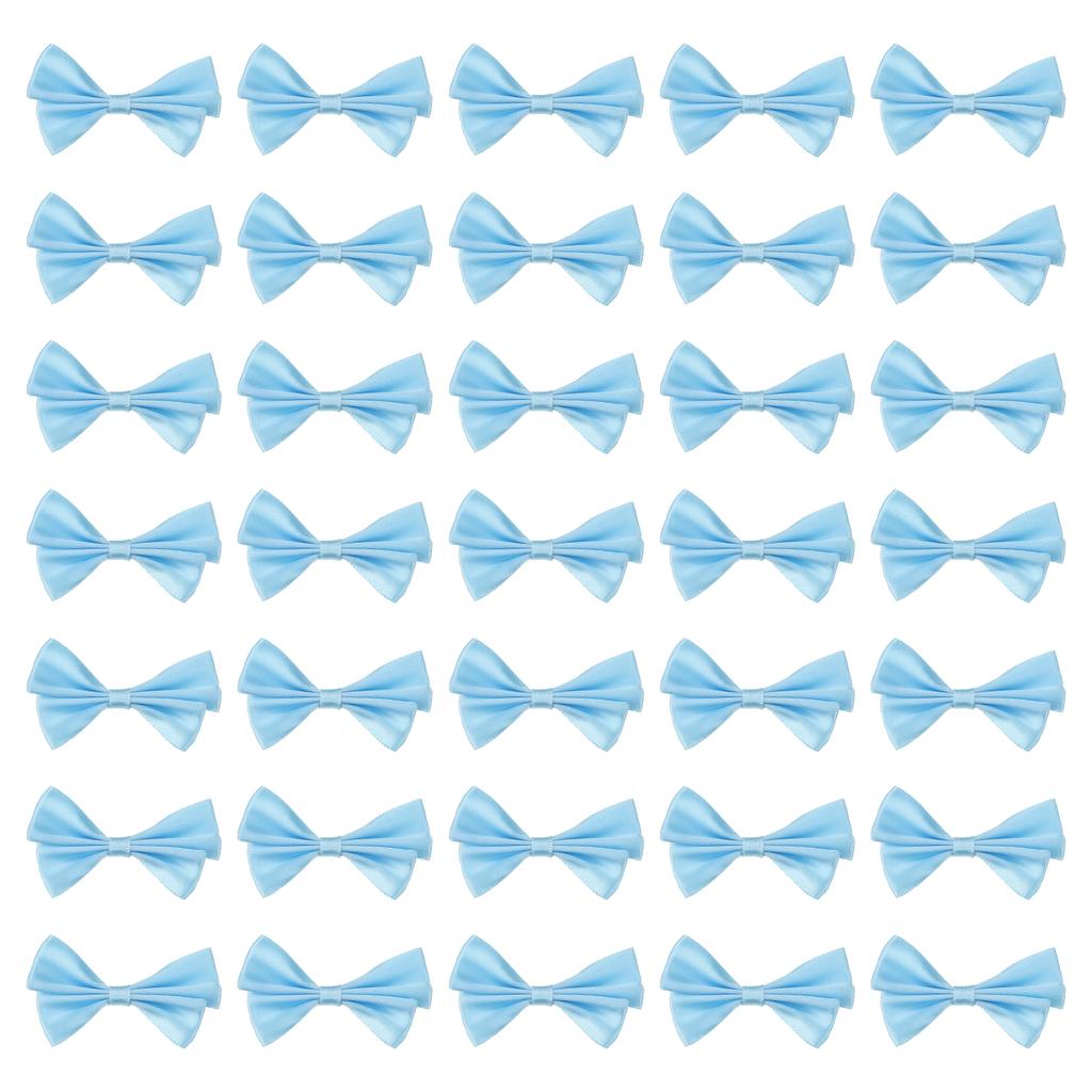 100 шт. 2,4" Мини галстук-бабочка атласная лента банты завязки скрутка банты маленькие бантики украшения для шитья подарок ремесло упаковка