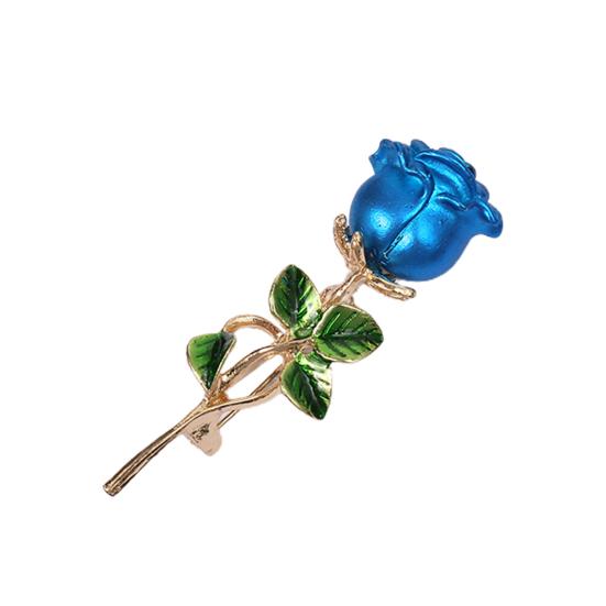 Брошь Anti-deform, простая в использовании, в форме цветка розы, брошь для одежды для женщин