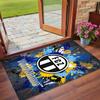Crystal Velvet Rug Custom Name Text, Soft Non Slip Floor Mat Home DecorFC Zürich