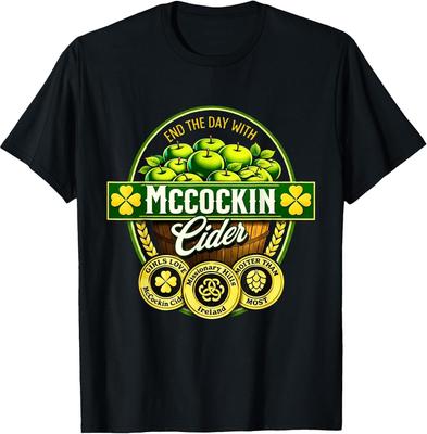 Retro Maccockin Cider St. Patrick's Day Humor Tee
