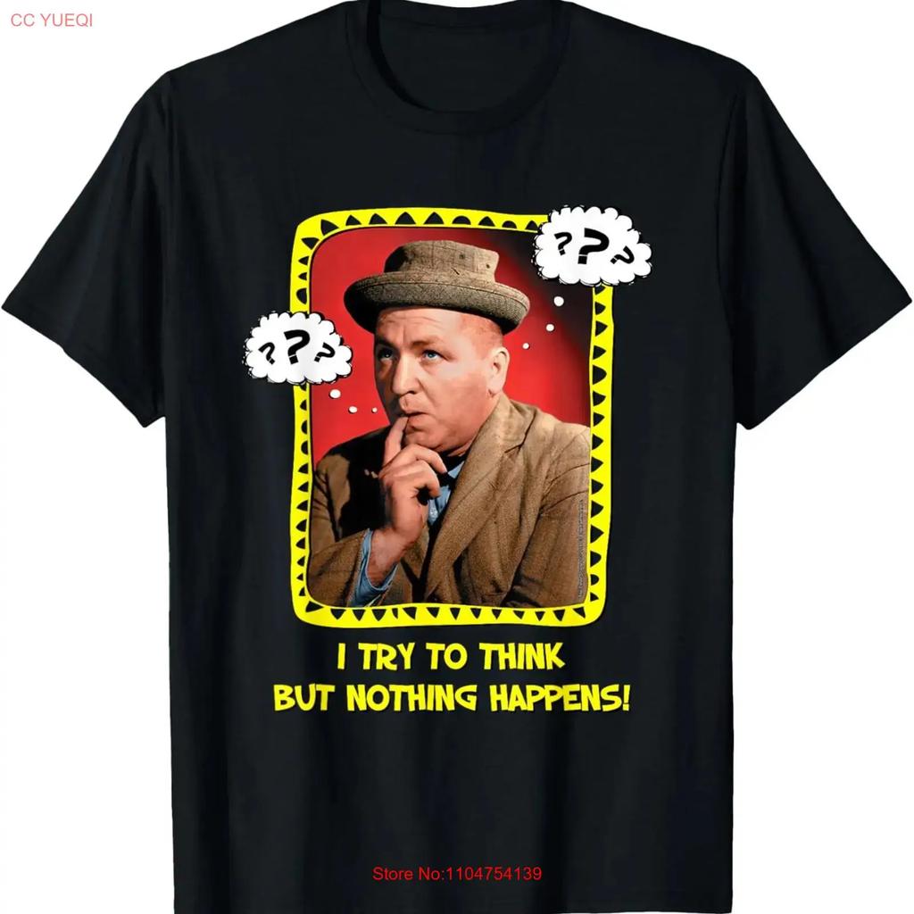 TTS The Three Stooges I Try Think But Nothing Happens T Shirt vintage Washed Soft Stylish graphic fashion Comfortable Versatile