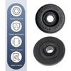 Pack-4 Car Radiator Mount Bushing, Durable Rubber Shock #21506-4M400 & #21507-4M400 Compatible with Nisan Altima Cube NV200 Sentra Versa Pathfinder