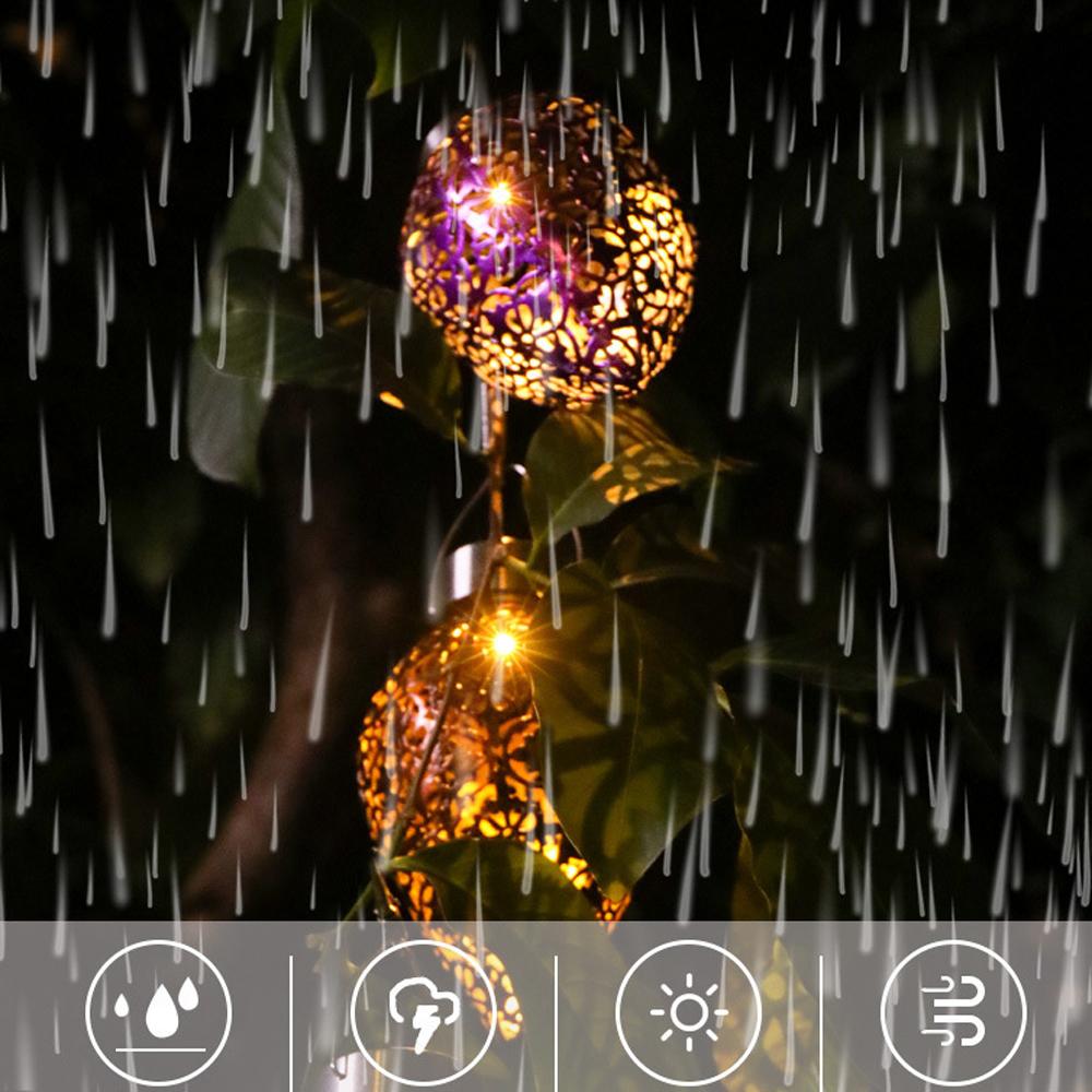 Vintage Retro Solar Hanging Light LED Yard Outdoor Path Patio Garden Lamp Decor