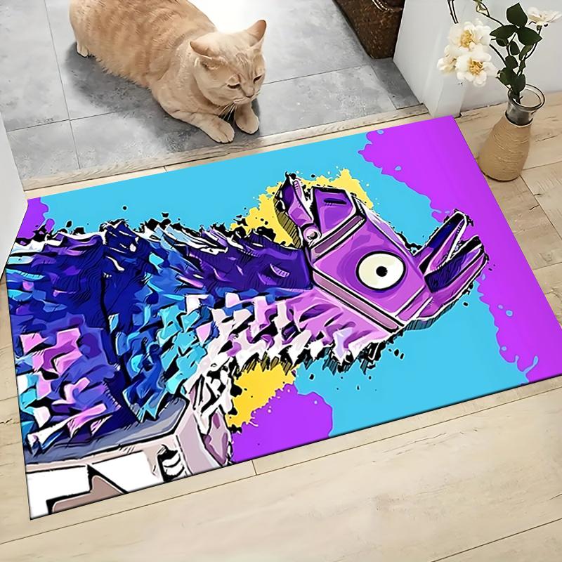 Llama Pinata Party Carpet Rug Soft Washable Antislip Home Living Room Sofa Mats Personalized Christmas Rug