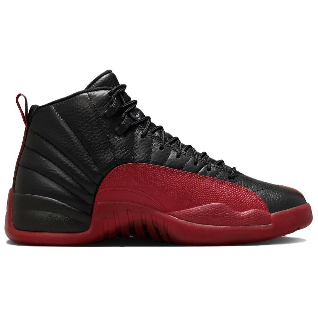 Кроссовки Air Jordan 12 Retro Flu Game 2025 Unisex Black Varsity-Red CT8013-002
