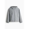 Ветрозащитная куртка HM Regular Fit серого цвета