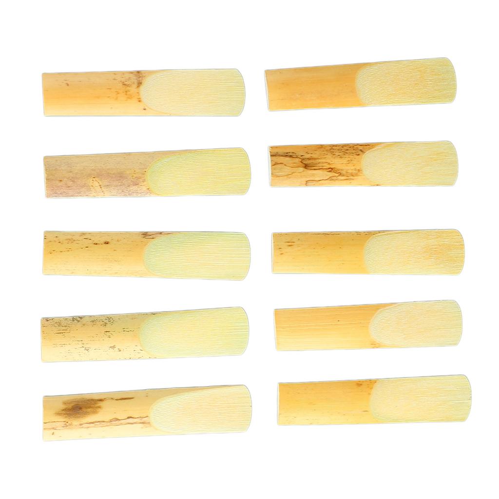 10 Pcs Alto Saxophone Reed Professional Traditional Reed Accessory for Alto Saxophone Strength No. 3