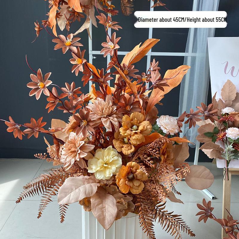 Искусственный Цветочный Декор для Свадебного Места Проведения: для Дорожки, Сцены и Банкетного Зала