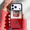 Чехол для телефона с флагом Польши для iPhone 17 Air 16e 15 14 13 Pro Max Задняя крышка для 12 11 Pro Coque