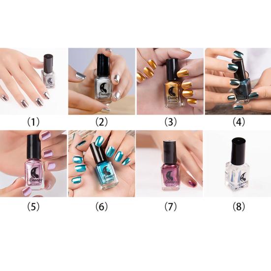 6 мл металлический хромированный зеркальный эффект сексуальный лак для ногтей лак для маникюра инструмент