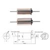 Tiny 816 Coreless Motor Dual Shaft Dc 12V 13500Rpm 18000Rpm High Speed Strong Magnetic For Rc Rail Train Drone Toy