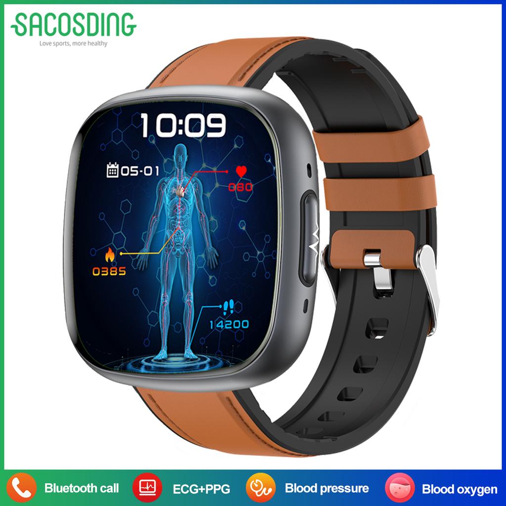 2025 Smart Watch Blood Pressure Health Monitoring ECG HRV Bluetooth Call SOS Men Women Sport Fitness Tracker Blood Oxygen Watch