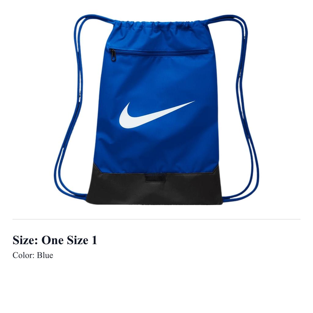 Nike Recycled Material, Polyester Backpack Men's Blue DM3978480