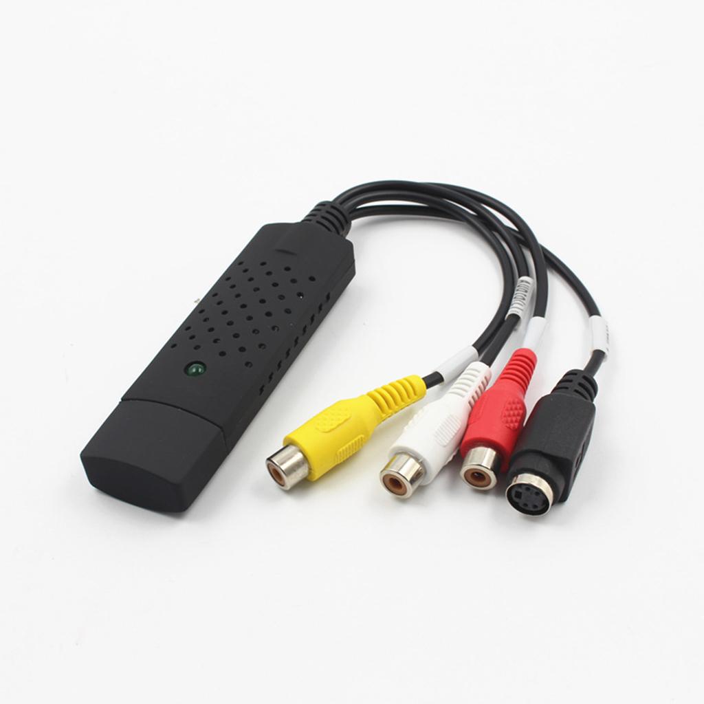 Карта захвата видео USB 2.0, карта захвата для мониторинга USB, 1 канал, сборщик данных AV-сигнала, поддержка Win10, новейшая