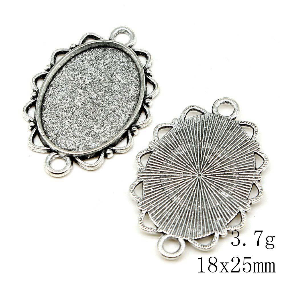 Подарки для женщин Ювелирные изделия и аксессуары Овальный стеклянный кабошон Подставка Поднос для установки Безель Аксессуары Детали DIY Аксессуары