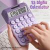 Creative Solar Desktop Calculator High-value Finance Calculator Mechanical Calculator  Student Use