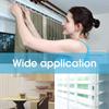 80 Pieces Vertical Blind Repair White Vane Savers Blind Repair Clips Window Replacement Slats for Fixing Vertical Window Shades Slats