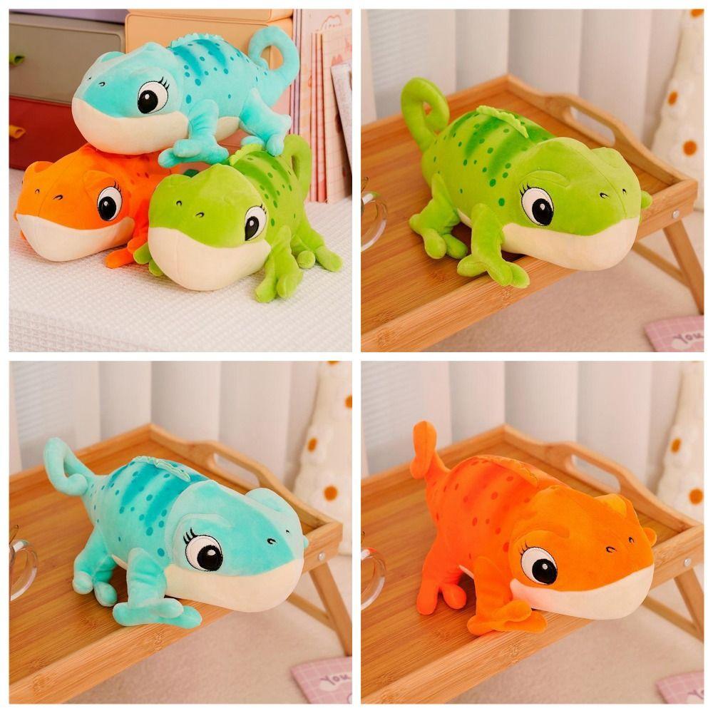 Cartoon Plush Lizard Toys Simulation Plush Lizard Doll Sleep Pillow Children Toy