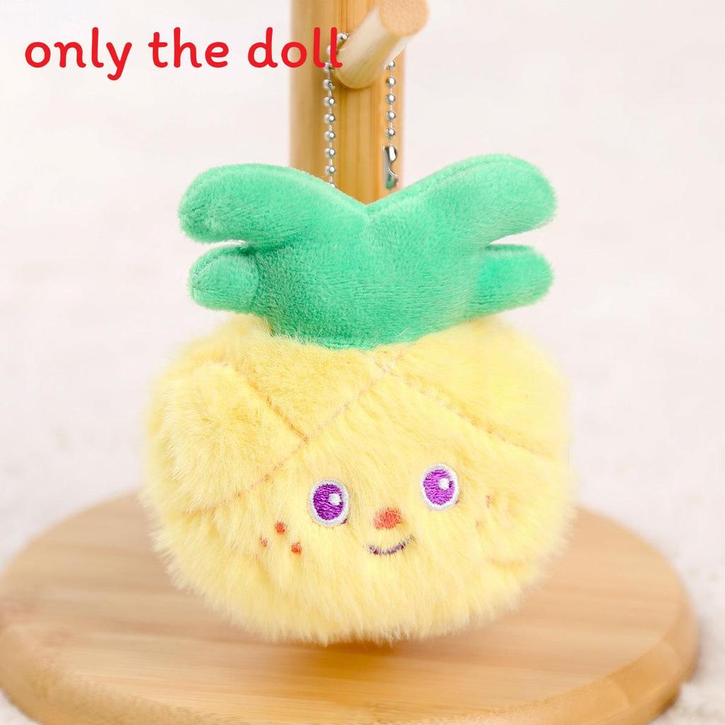 Плюшевый брелок Арбуз Баклажан Яблоко Чеснок Морковь для девочек Аксессуар для сумки