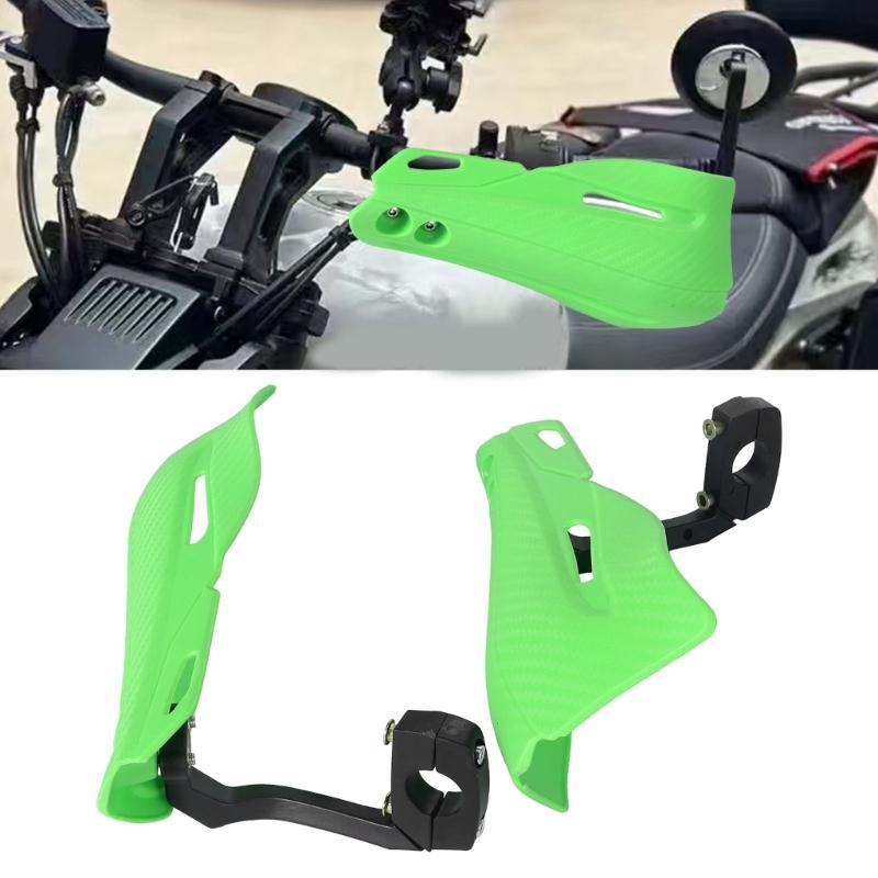 Weatherproof Motorcycle Hand Protectors Ergonomic Design Road Bike Handguards Long Ride Comfort Universal Mounting