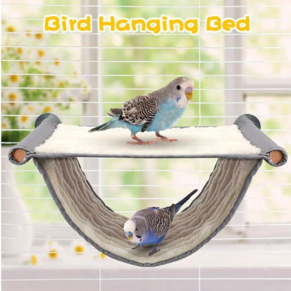 Removable Pet Bird Parrot Cages Warmer Bird Hut Tent Bed Small Animal Bed Warm Hammock Winter