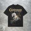 Футболка Castlevania Symphony of The Night_ Ретро Готика Y2K Футболка Мужская Женская Плотный Хлопок Оверсайз Y2k С коротким рукавом Мужская Одежда