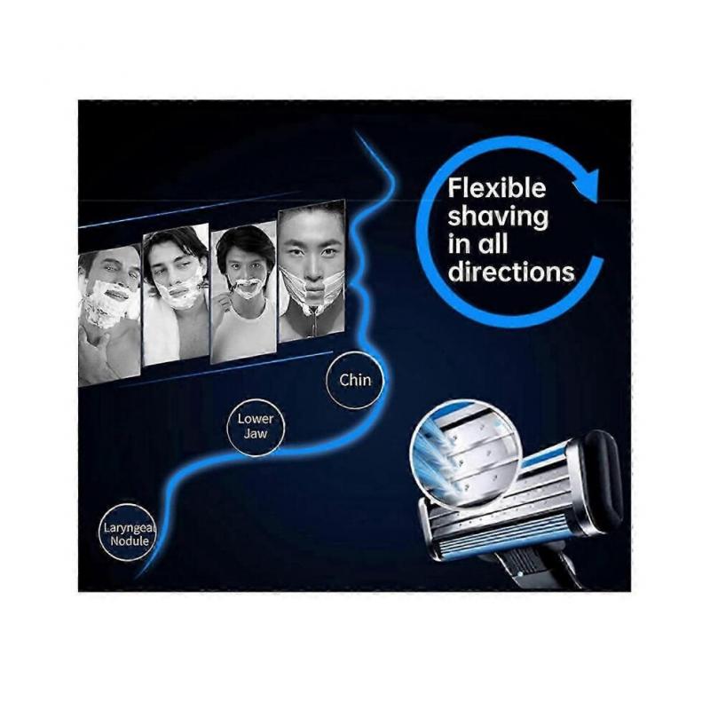 96PCS Mach 3 Razor Blades Refills, Compatible with Gillette Mach 3 Men's Razor Blades Replacement Cartridges