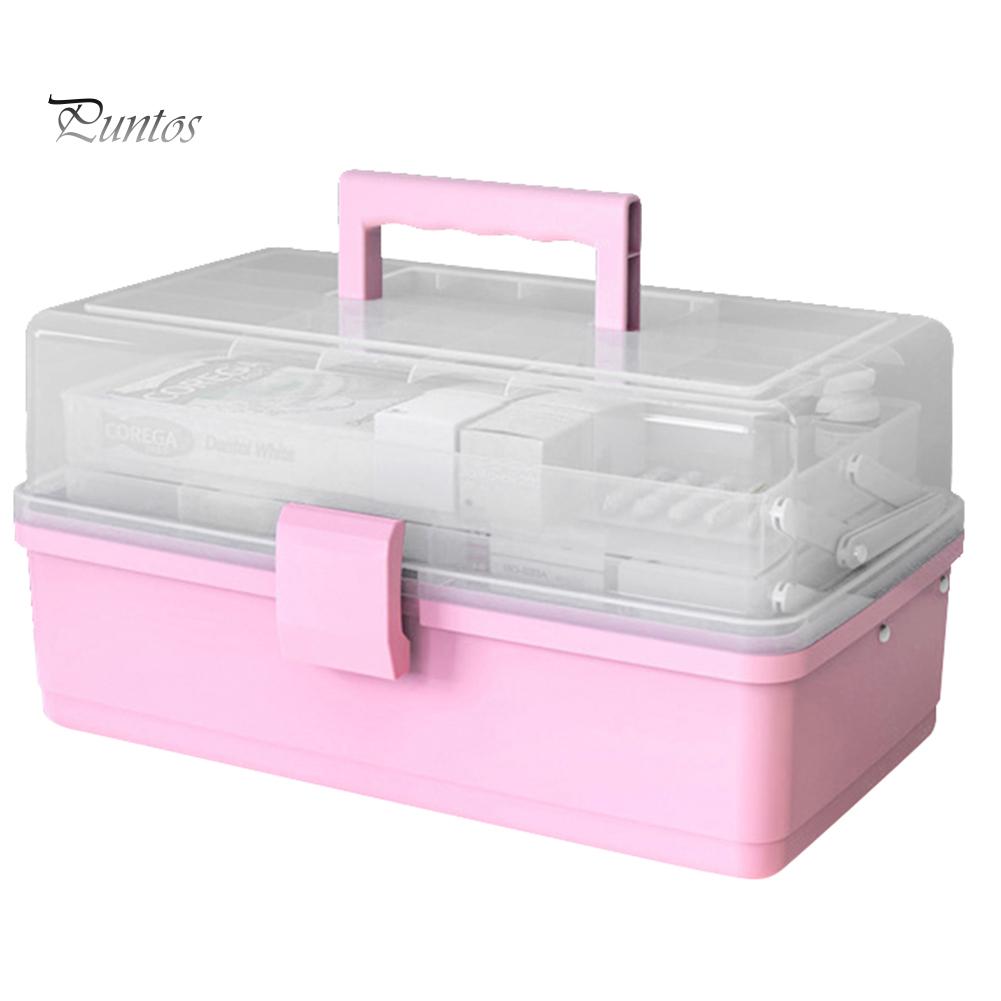 Домашняя косметика, аптечка для хранения лекарств, пластиковый портативный ящик для хранения лекарств