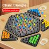 1 Set Triangle Chess Board Game 4 Players Interactive Geometry Learning