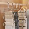 Durable Metal Space-Saving Multi-Layer Pants Hanger Ideal for Suits, Jackets & Tops, - Perfect Closet Organizer, Drying Rack