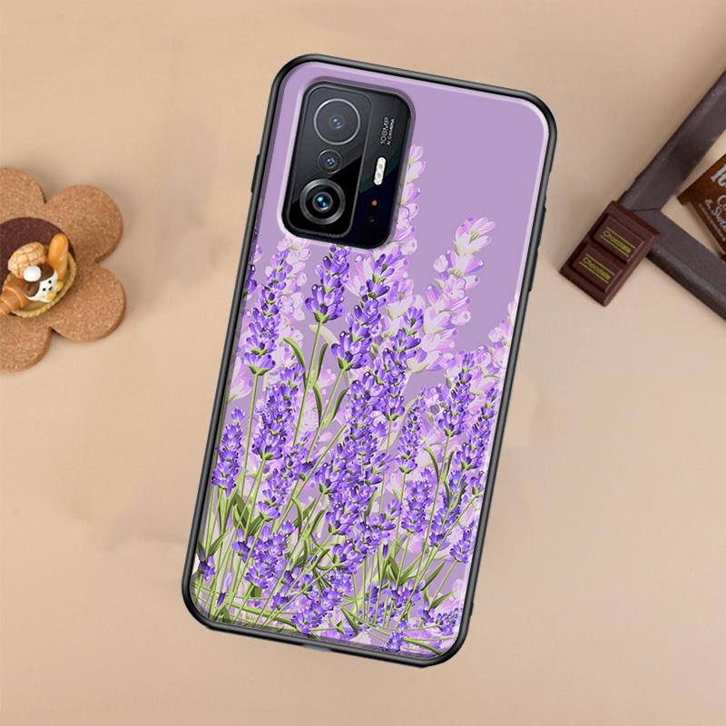 Чехол с лавандовыми фиолетовыми цветами для Xiaomi POCO X7 X6 X5 X3 Pro F3 F5 F6 M6 Pro 13 14 Ultra 11T 12T 13T 14T Pro