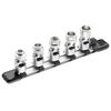 TONE Universal Socket Set 5 Pieces (with Holder), HSU305, 9.5mm (3/8") Drive,