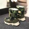 2021 осенне-зимние уличные теплые детские зимние ботинки для мальчиков и девочек, большой размер 26-38