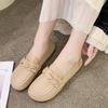 Casual Shallow Doudou Shoes Women's Spring New Beef Tendon Soft-soled Single Shoes Two Wear Non-slip Mother Shoes One Pedal Women's Shoes
