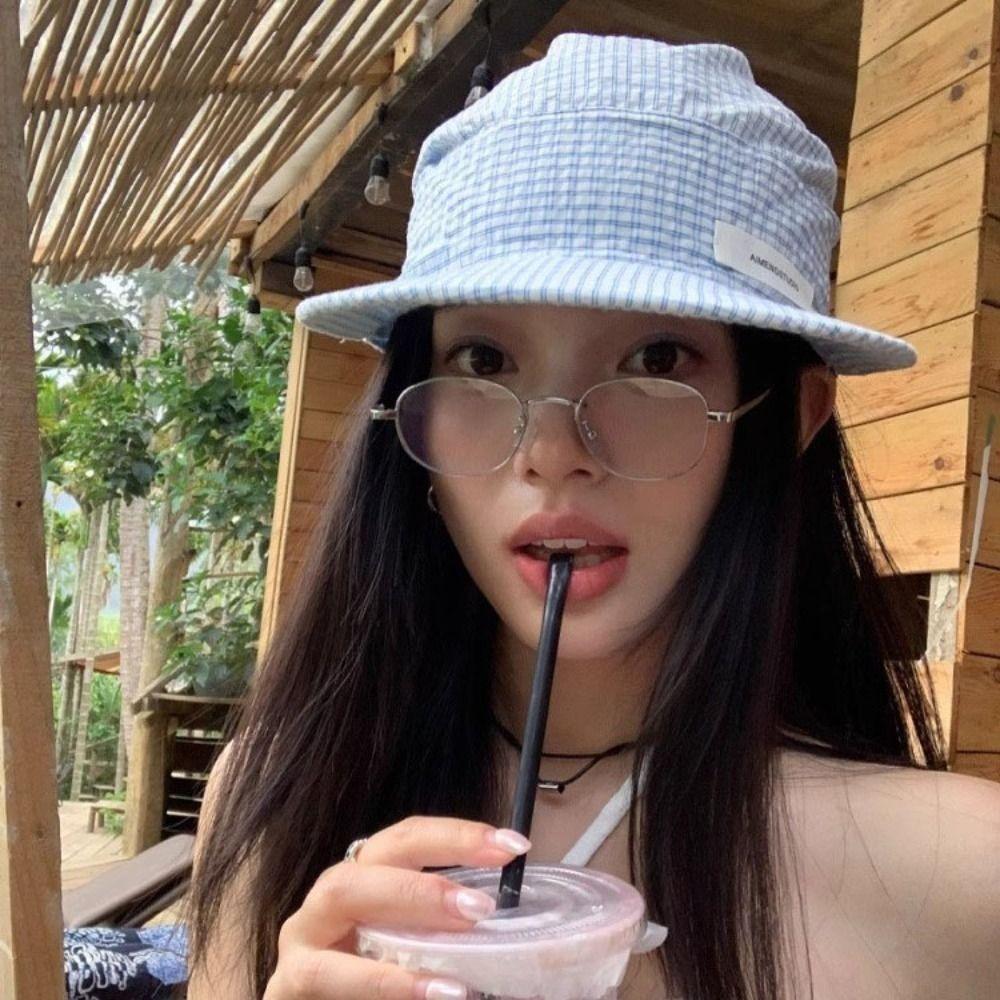 Кружевной солнцезащитный платок-бандана Клетчатая бандана на завязках Кепка Модный платок Бейсболка Летний