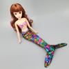 Dolls Dress For Barbie Doll Gown Skirt Fashion Clothes For Barbie Dollhouse Sequin Mermaid Tail Dresses Toy 1/6 Doll Accessories