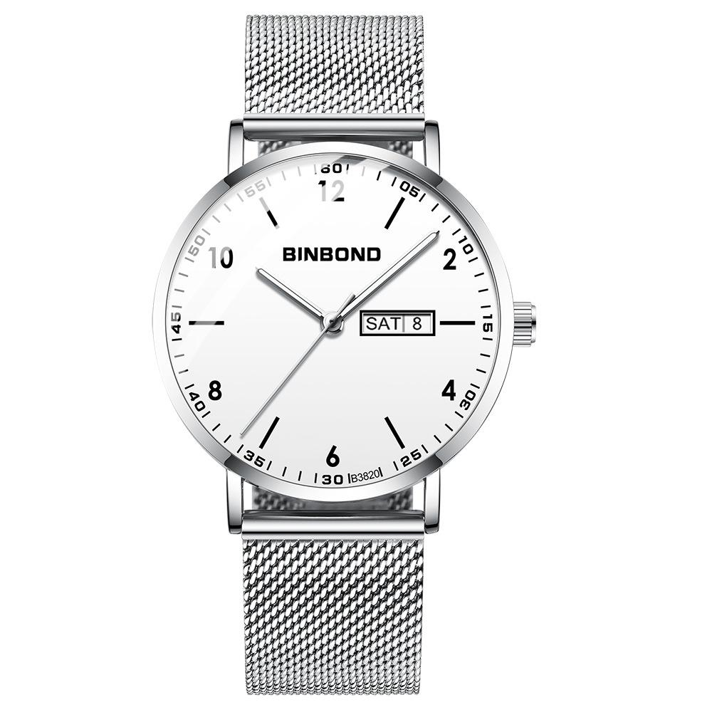 Luxury Quartz Wristwatches For Men Luminous Waterproof Week Display Auto Date Men's Watch Business Sport Fashion Reloj