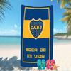 Beach Towel with Club Atlético Boca Juniors Pattern - soft,absorbent,machine washable Lightweight&Modern,swimming,Travel Essentials