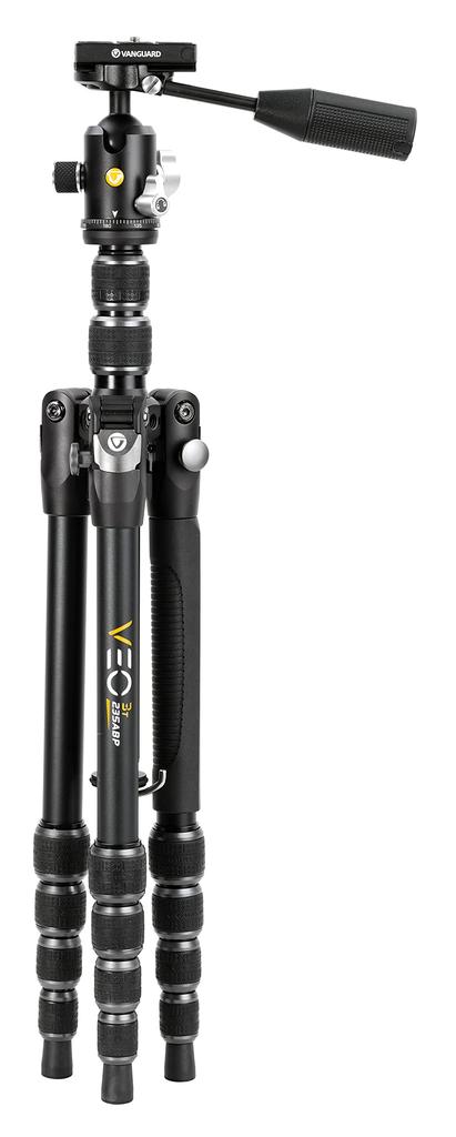 VANGUARD VEO 3T 235 ABP Штатив для камеры серии VEO 3T Алюминиевый дорожный штатив, совместимый с зеркальными камерами В комплекте пульт дистанционного управления Bluetooth Переменная быстросъемная площадка