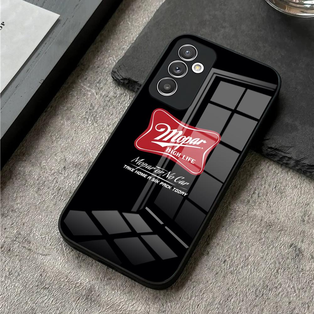Чехол для телефона Mopar Parts для S24 Ultra Samsung S23 S22 S20 Fe S21 Plus Galaxy A54 A34 A24 A53 M54 Note 20 Закаленное стекло