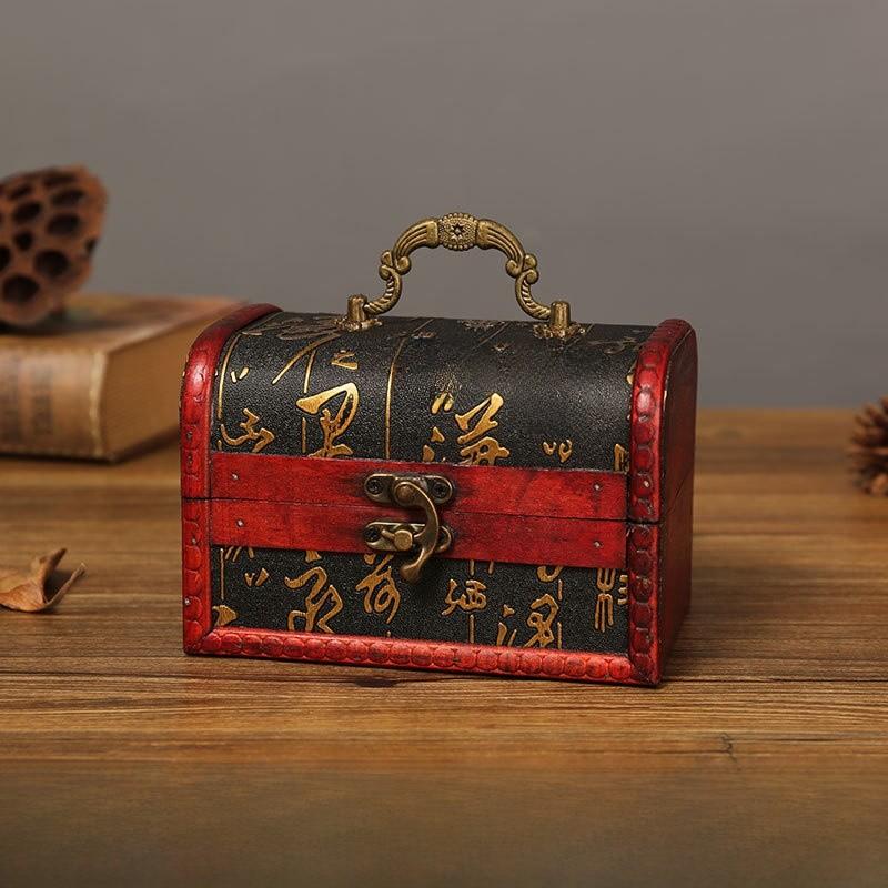 Wooden Chinese Style Storage Box For Accessories And Home Gifts Decorations