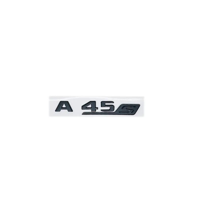 ABS Для Mercedes Benz A35 45 43 AMG W177 W176 A35 A45 A45S TURBO 4MATIC Наклейки-эмблемы с буквами на багажник автомобиля Аксессуары