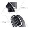 6 Speed Gear Shift Knob Shifter Head for Hyundai Tucson TL/MK3 2017- Compatible with 43711-F2300 Leather & Metal Replacement